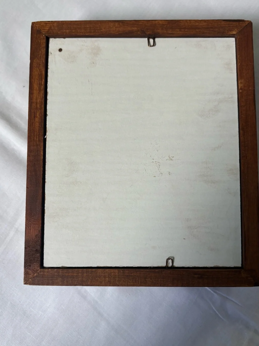 Vintage Wooden 1970’s Shadow Box (keep display or make your own) Folk Art